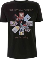 Red Hot Chili Peppers Heren Tshirt -S- Getaway Album Asterisk Zwart