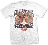 Jefferson Airplane Heren Tshirt -S- Lips Wit