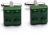 Boutons de manchette - Lego Lego vert brique