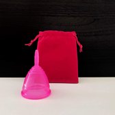 MUMEMA herbruikbare hygiënische menstruatie Cup maat S / kleur roze / Medische Siliconen - BPA vrij