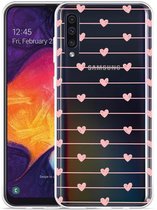 Galaxy A50 Hoesje Pink Love - Designed by Cazy