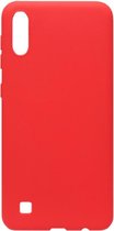 ADEL Siliconen Back Cover Softcase Hoesje Geschikt voor Samsung Galaxy A10/ M10 - Rood