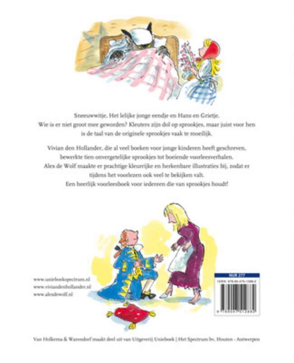 De bekendste sprookjes voor kleuters - back cover