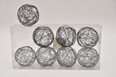 Bijstekers - Metal Wire Ball 7,5cm 8pc. Black