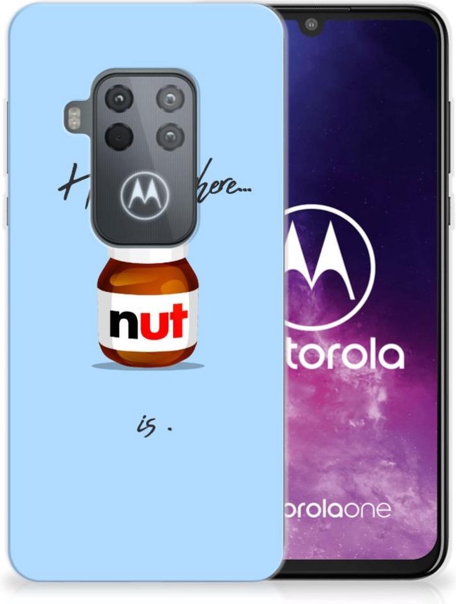 Motorola One Zoom Siliconen Case Nut Home