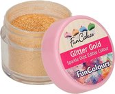 FunCakes Eetbare Glanspoeder Gouden Glitters 3,5 gram