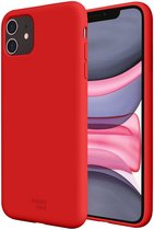 HappyCase Apple iPhone 11 Hoesje Siliconen Back Cover Rood