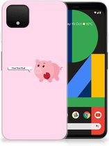 Google Pixel 4 XL Telefoonhoesje met Naam Pig Mud