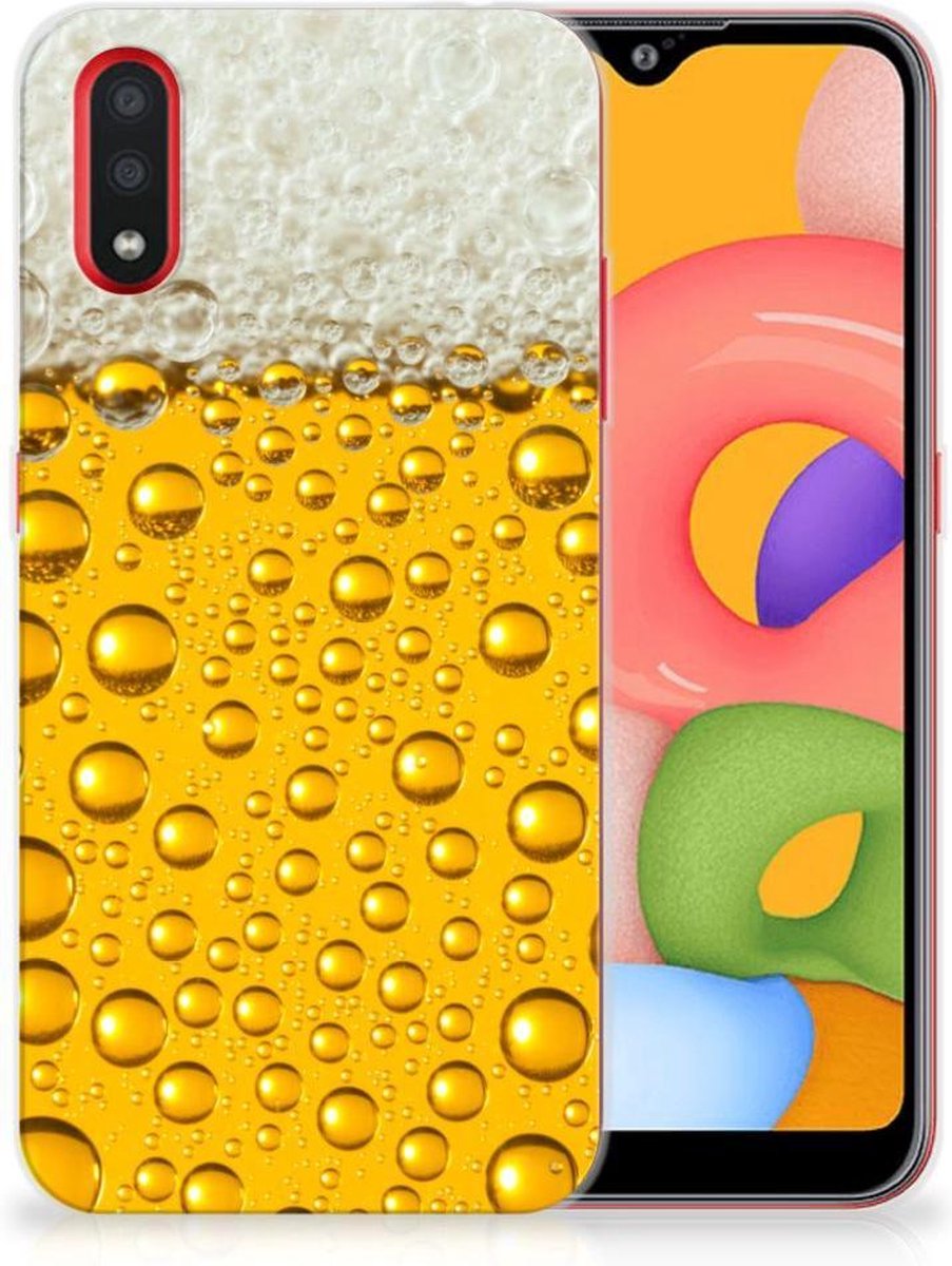 Samsung Galaxy A01 Siliconen Case Bier