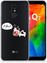 LG Q7 Telefoonhoesje met Naam Cow