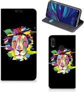 Magnet Case Huawei Y7 hoesje Y7 Pro (2019) Lion Color