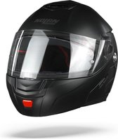 Nolan N90-2 Classic N-Com 010 Flat Black Systeemhelm - Motorhelm - Maat L