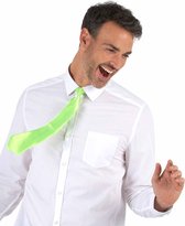 NINGBO PARTY SUPPLIES - Groene stropdas voor volwassenen - Accessoires > Stropdassen, bretels, riemen