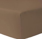 Het Ultieme Zachte Hoeslaken- Jersey -Stretch -100% Katoen -80x200x30cm-Beige