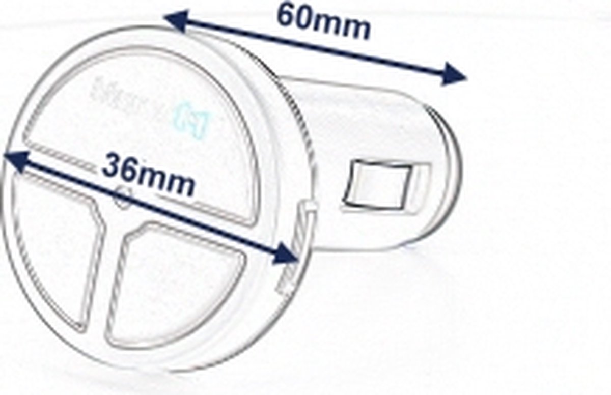 Marantec Handsender, Zigarettenanzünder, Digital 323, 3-Kanal, uni-direktional, 433 MHz