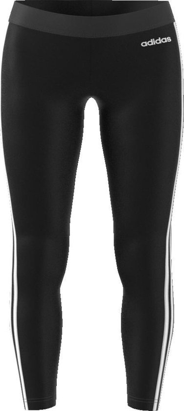 adidas W Essentials 3S Tight Dames Sportlegging BlackWhite Maat M adidas W Essentials 3S Tight Dames Sportlegging BlackWhite Maat M