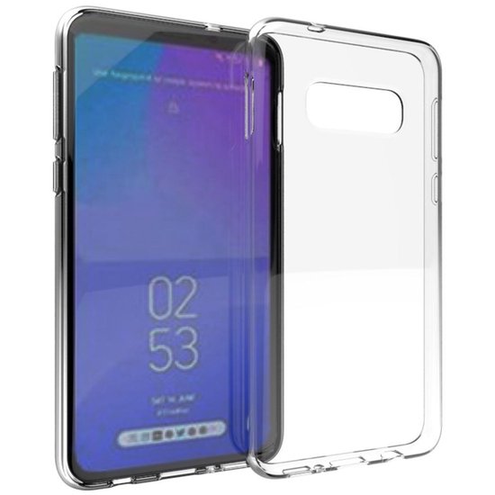 Accezz Hoesje Geschikt voor Samsung Galaxy S10e Hoesje Siliconen - Accezz Clear Backcover - Transparant