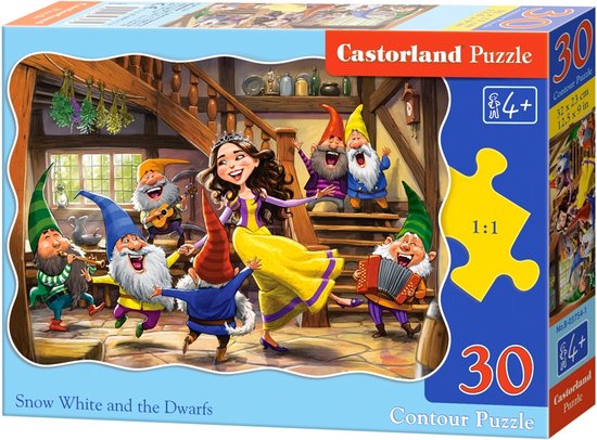 Snow White and the Seven Dwarfs - 30 stukjes