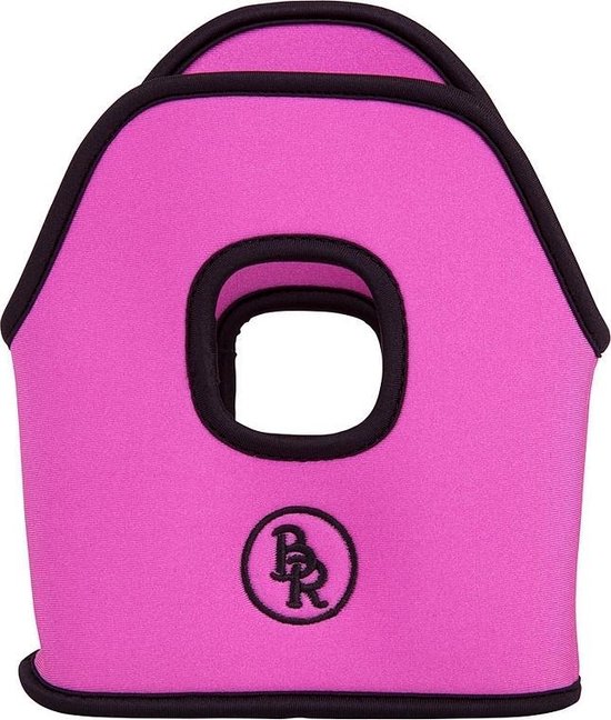 Foto: Br stijgbeugelhoesjes bright pink maat xl