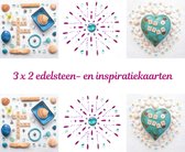 Edelsteen- en inspiratiekaarten | 6 stuks | 14,7 x 14,7 cm | set 3