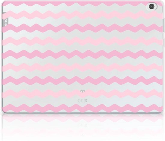 Lenovo Tab M10 Hippe Hoes Waves Roze