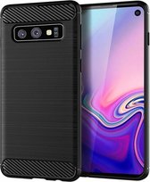 Soft Bruchem Hoesje voor Samsung Galaxy S10 -Matt Zwart - van Bixb