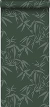 Papier peint Origin feuilles de bambou vert foncé - 347738-0,53 x 10,05 m