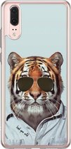 Huawei P20 siliconen hoesje - Tijger wild