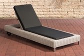 Clp Rosso Ligbed - 5mm rond Polyrattan - parelwit antraciet