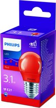 Philips - LED lamp - E27 - 3,1W - Rood