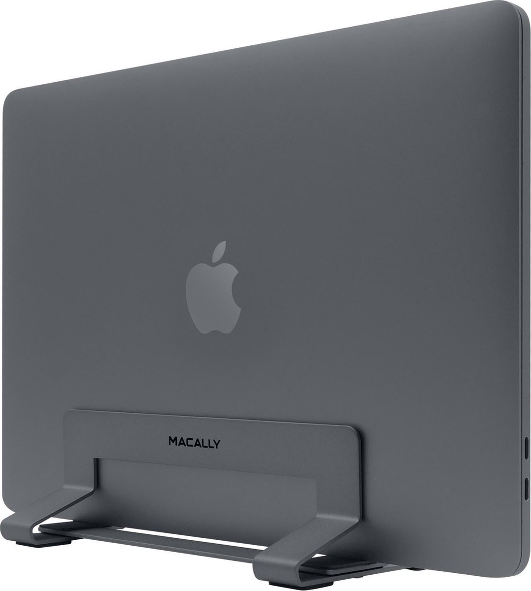 Macally VCSTAND Aluminium Vertical Laptop Standaard - Space Grey