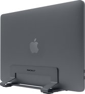 Macally VCSTAND Verticale laptop standaard voor MacBook Air, MacBook Pro en elke laptop met een dikte tussen 1,6 en 3 cm - In breedte verstelbaar - Spacegray (Donker grijs)
