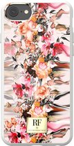 Richmond & Finch Marble Flower hoesje iPhone 6 6s 7 8 SE 2020 SE 2022 - bloemen case