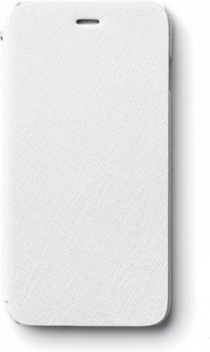Zuiver leren Zenus hoesje voor iPhone 6 Plus Minimal Diary - White