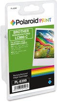 Polaroid inkt voor brother LC-980C, cyan