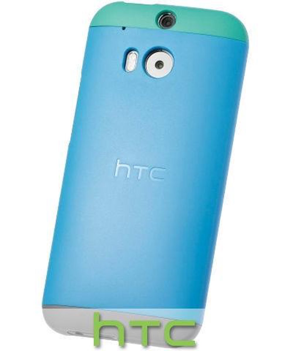Demonstreer taal neerhalen HTC Double Dip Hard Shell HC V940 HTC One (M8) / M8s Blue/Green | bol.com