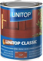 Linitop Classic - Beits - Decoratieve beschermende beits  - Ebbenhout - 287  - 0,50 L