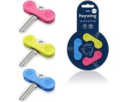 Keywing sleutelhulp- blauw, groen en roze