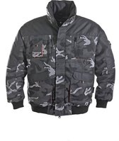 Bomber jack, Grijs#camouflerend, maat M