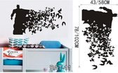 3D Sticker Decoratie Nieuw Super Batman Hero Vinyl Wall Art Sticker Poster Behang Kinderen Themakamer Decals Muurstickers Jongens- en kinderkamer - BAT11 / Small
