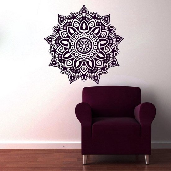 3D Sticker Decoratie Mandala Indian Patroon Muursticker PVC Zelfklevende  Home Decor... | bol.com
