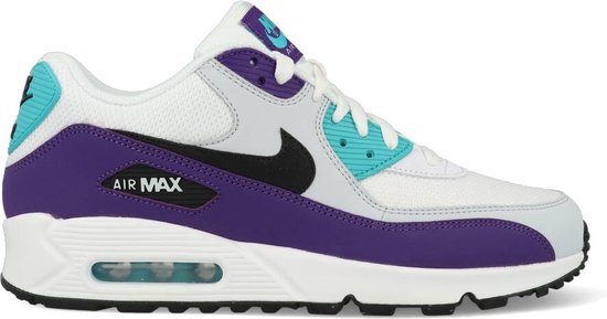 Nike Air Max 90 Essential Wit / Zwart / Paars - Heren Sneaker - Maat 42 |  Bestel nu!