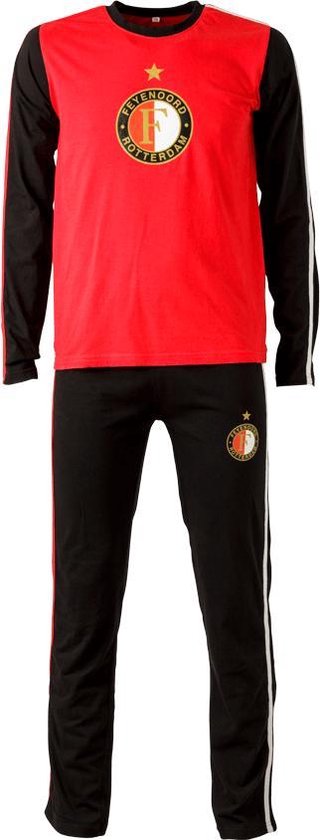 Wreedheid Snel converteerbaar Feyenoord Pyjama Logo, rood/zwart | bol.com