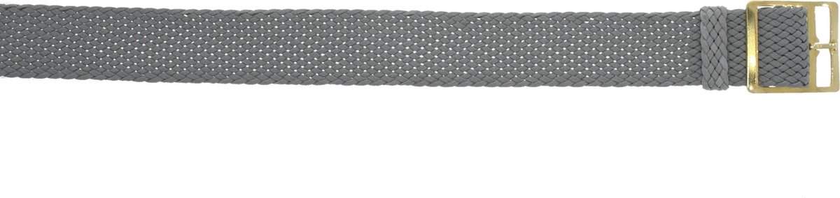 Horlogeband Universeel PRLN.20.GRI Onderliggend Nylon-perlon Grijs 20mm