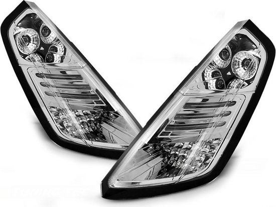 Bumperbescherming roestvrij staal, chroom, compatibel met Fiat Punto 199, 2012-2018, met schuine rand, premium kwaliteit van RECAMBO