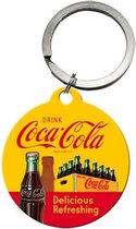 Coca cola - Bottles sleutelhanger ,Delicious Refreshing,  Amerika USA, Metaal