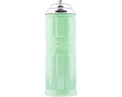 Coca-Cola Jadeite Glass Straw Holder - Green