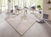 Tapis intérieur & extérieur Sevres Elle Decor - crème / beige 140x200 cm