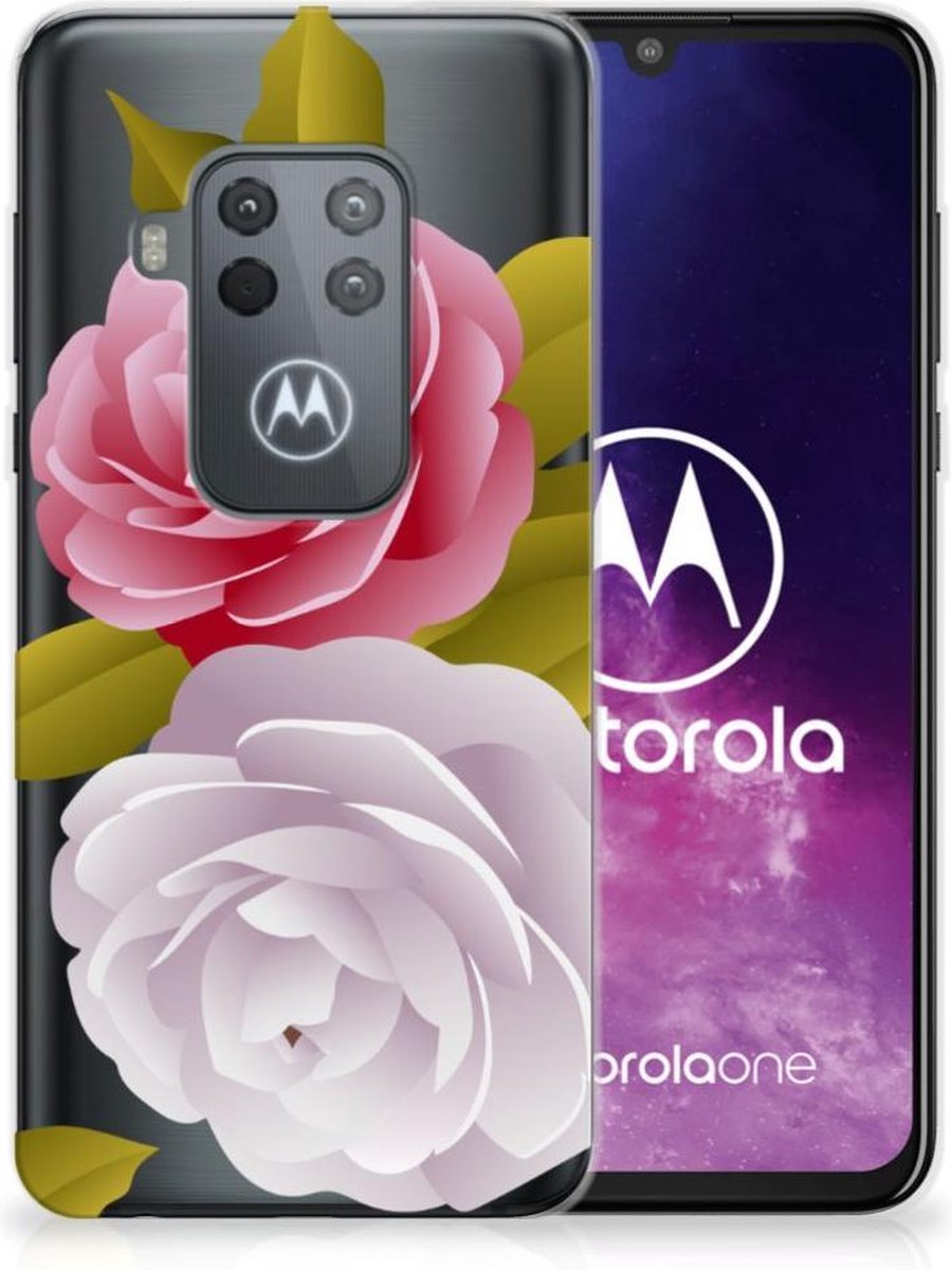 Motorola One Zoom TPU Case Roses