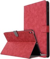 GadgetBay Lederen iPad Air 3 (2019) & iPad Pro 10.5 inch case cover magnetisch - Rood